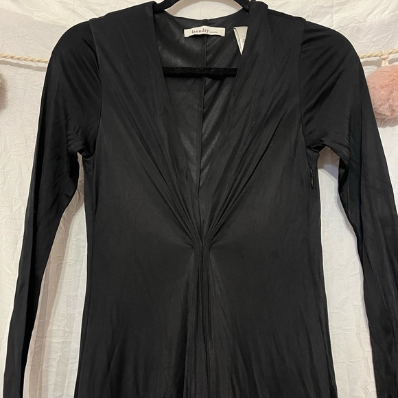 Laundry by Design Long Sleeve Floor Length Black Gown 🌵2 - Picture 9 of 15